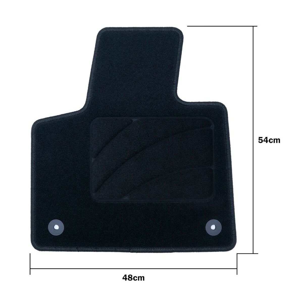 Set de covoraș pentru podea auto OCC Motorsport OCCPG0031BL